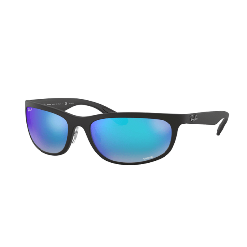 sportowe okulary Ray-Ban niebieskie lustrzane szkla Chromance polaryzowane 0RB4265 62 601SA1