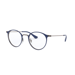 Srebrne metalowe oprawki Ray-Ban Krakow - okragle RX6378 2906