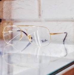 Zlote oprawki Ray-Ban General Optics - odbior w Krakowie 0RX6389 55 2500