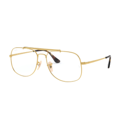 Zlote duze oprawki meskie Ray-Ban General Optics - sklep Krakow 0RX6389 55 2500