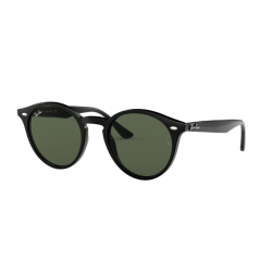 Okragle czarne okulary Ray-Ban plastikowe 0RB2180 49 60171