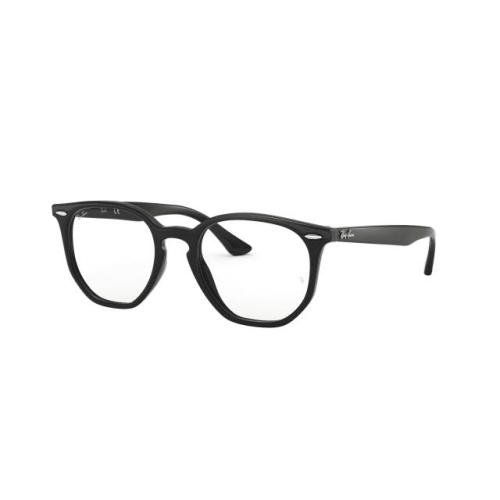 Szesciokatne okulary czarne Ray-Bany korekcyjne RB 7151 2000 5219 145