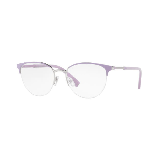 Pastelowe fioletowe metalowe okulary Versace 0VE1247 52 1000 outlet Krakow