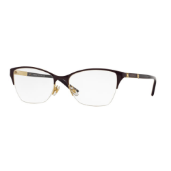 Fioletowe sliwkowe okulary Versace bez oprawki u dolu 0VE1218 53 1345