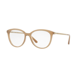 Bezowe jasne pastelowe okulary korekcyjne Vogue 0VO5151 51 2533