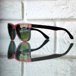 Okulary przeciwsloneczne Ray-Ban fioletowe tworzywo - kolorow srodek RB 4184 61143M