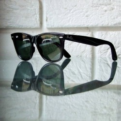 Duze Ray-Ban Wayfarer - rozmiar 54 czarne 0RB2140 901