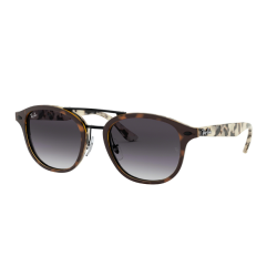 Szylkretowe okulary Ray-Ban RB2183 12268G - cieniowane szkla i jasne zauszniki