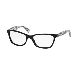 Czarne kocie oprawki - nadruk w panterke 0RA7057 52 501
