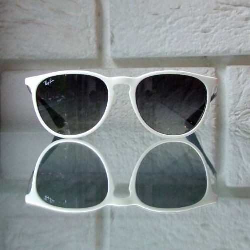Biale okulary przeciwsloneczne Ray-Ban Erika RB4171  6314-11