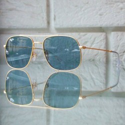 Okulary Ray-Ban Andrea - jasne niebieskie szkla - RB 3595 901380
