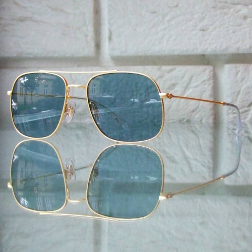 Okulary Ray-Ban Andrea - jasne niebieskie szkla - RB 3595 901380