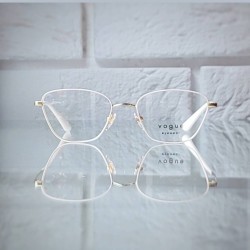 Bialo-zlote metalowe okulary Vogue VO 4163 5120