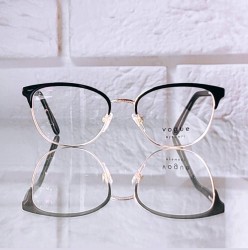 Kocie metalowe okulary czarne ze zlotym VO 4088 352